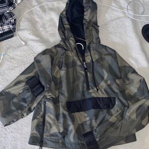 Holister Camo Wind Breaker Hoodie
